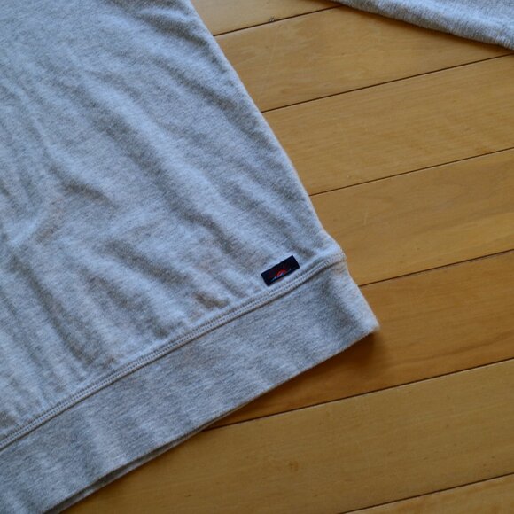 Faherty Gray 1/4 Zip Mock Neck Casual Golf Pullover Sweater Sweatshirt Men's S - Picture 3 of 8